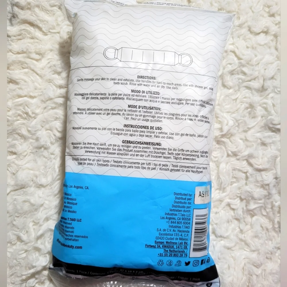 Afterspa Back Scrubber With Handles